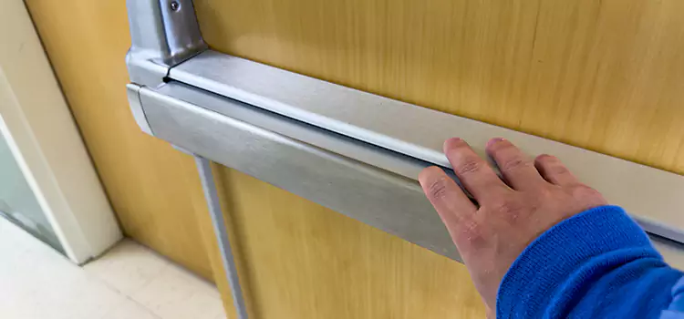 Installing a Push Bar on a Door Norwalk